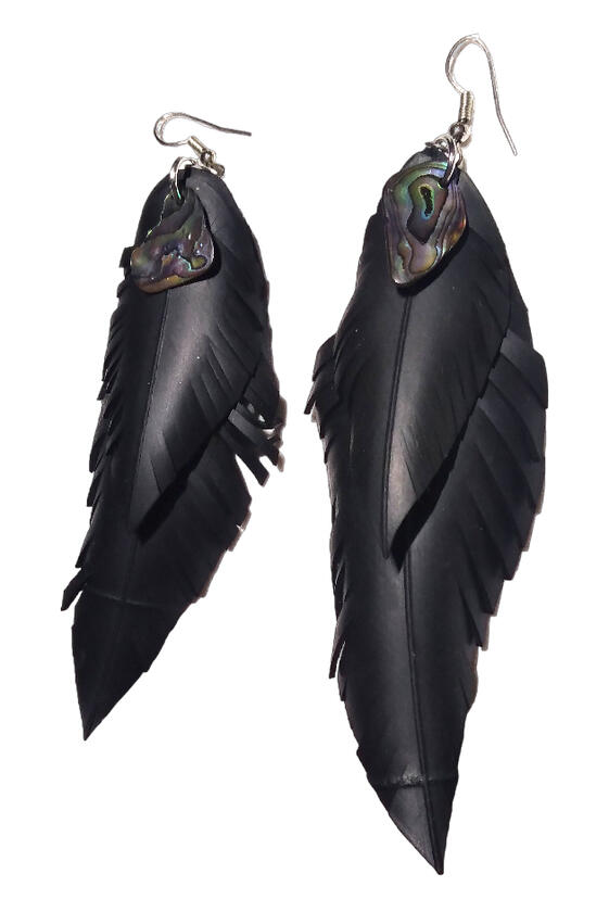 Reclaimed Bike Tube Earrings